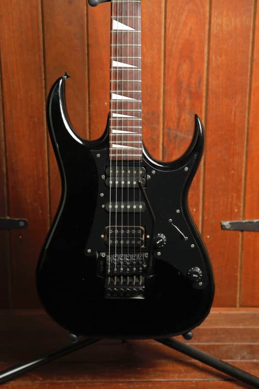 Ibanez EX350 Black Electric Guitar Made in Korea 1991 Pre-Owned image 1