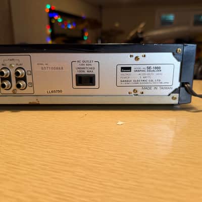 Sansui SE-1000 Rare Vintage Stereo Graphic Equalizer Fresh Servicing Very Rare🔥 image 11