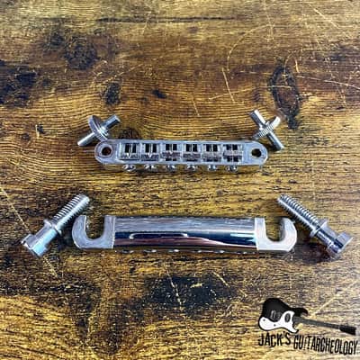TonePros Bridge And Tailpiece w/ Hardware *USED* (2020s - Chrome)