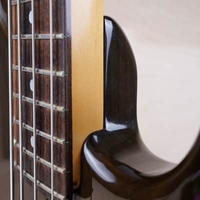 Fender Pro Feel JBR-80R Jazz Bass MIJ 1990 See-Through Black Made in Japan Fujigen w/ Bag image 19