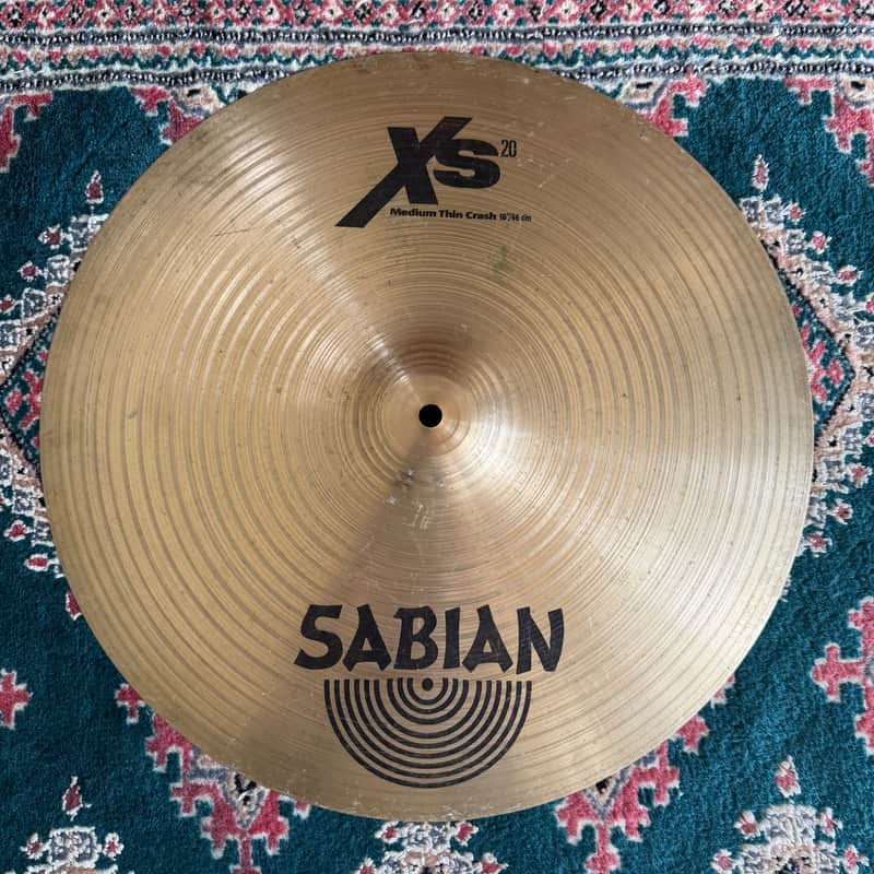 Sabian XS20 Medium Thin Crash 18” 2000s - 1548g image 1