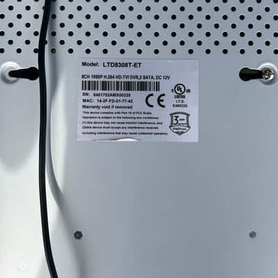 LTS 8 Channel Digital Video Recorder LTD8308K-ETC image 4