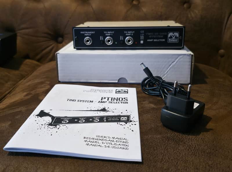 Palmer TINO Switching System 2 Guitar Amplifiers to 1 Cabinet with Remote Input image 1