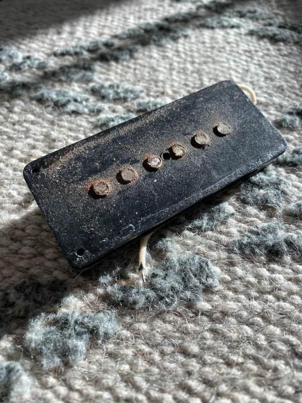 Fender Jazzmaster 1959 -1963 Vintage Black Bobbin Neck Pickup image 1