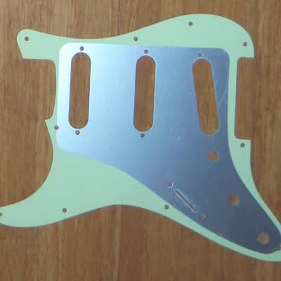 Mint Green 11 Hole 4 Ply Shielded Pickguard For Strat Style Guitars~Fender USA Hole Spacing~Brand New image 3
