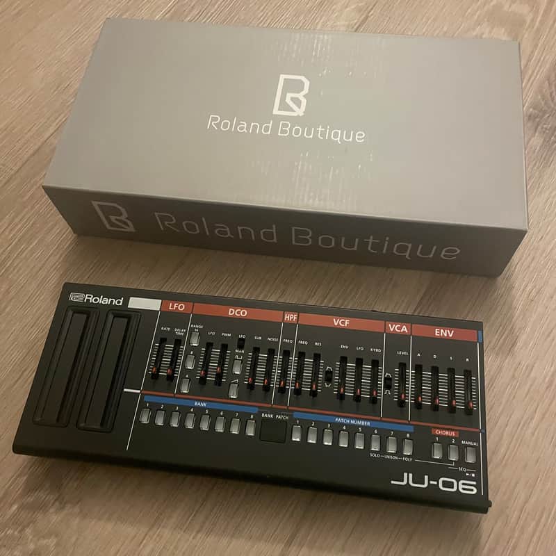 Roland JU-06 Boutique Series Digital Synthesizer Sound Module 2015 - Present - Black image 1