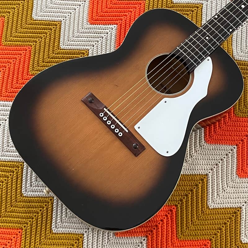 60s Silvertone ヴィンテージギター　made in USA Silvertone Model 1423 Semi-Hollow Body Electric Guitar, made by