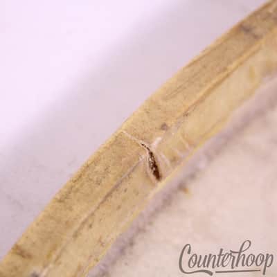 Gretsch 24"Bass Drum Head Calf Skin Maple Flesh Hoop Batter/Reso USA Broadkaster image 3