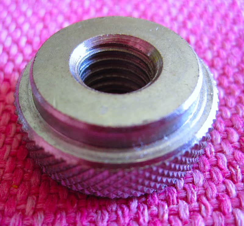 Pearl Bass Drum Leg Spur Tip Lock Nut Part - USED image 1