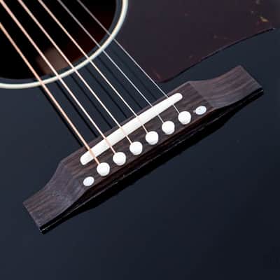 2024 Gibson ‘50s J-45 Original Dreadnought Acoustic Guitar Ebony, Mint w/ Case, Tags image 8