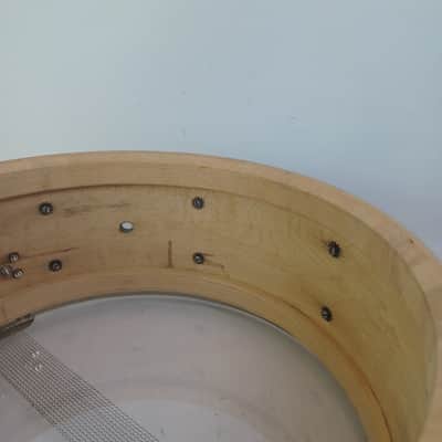 Slingerland 40s WMP 6x14"Radio King 1Ply Solid Maple Snare Drum Cloud Badge USA image 14