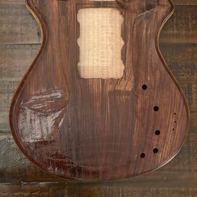 Scarlet Fire Guitars Rosebud Prototype Jerry Garcia Doug Irwin Alembic Tiger Style guitar body project Grateful Dead Cocobolo image 3