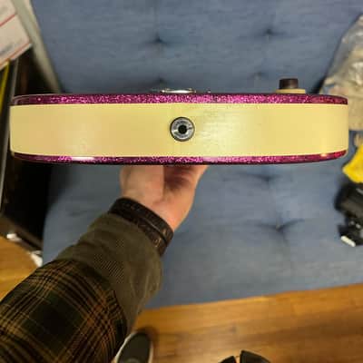 Danelectro Convertible 1990s - Magenta Sparkle image 10