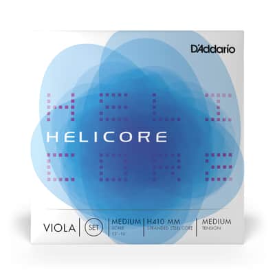 D'Addario H410 Helicore Viola String Set, Medium Scale, Medium Tension image 1