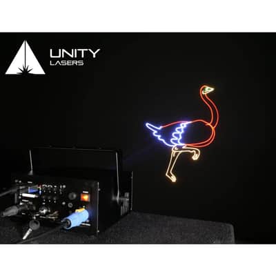 UNITY LASERS RAW 5 Red / Green / Blue Full Color Laser FX image 5