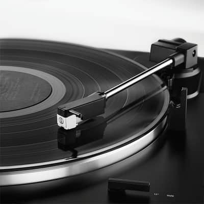Audio-Technica Fully Automatic Belt-Drive BT Stereo Turntable, Black + 26 Month Protection Pack image 7