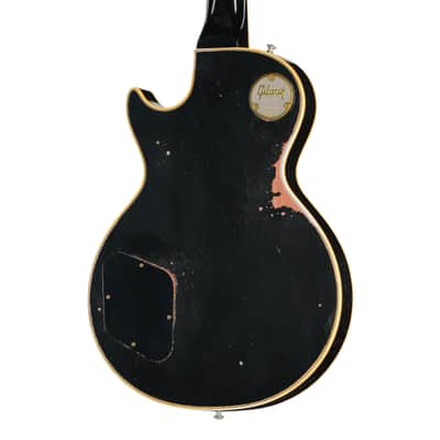NEW! Gibson Custom 1968 Les Paul Custom Reissue - Olive Drab/Ebony Murphy Lab Heavy Aged - Authorized Dealer - Pre-Order image 2