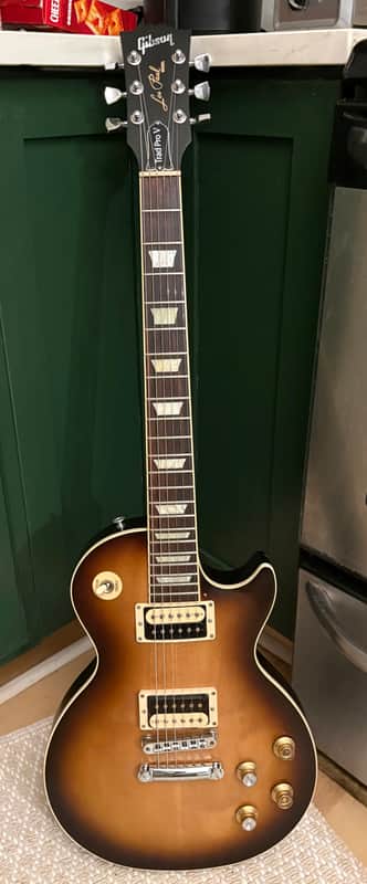 Gibson USA Les Paul Trad Pro V Ice Tea Sunburst Hardshell Case image 1