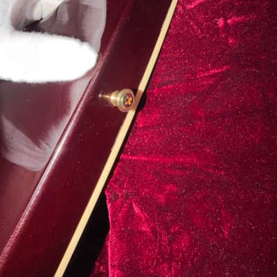 Video! 2016 Gibson Custom Shop Crimson Division Ultima '58 Explorer Custom w/ Flame Inlay on Neck,Flame Top and Binding image 17