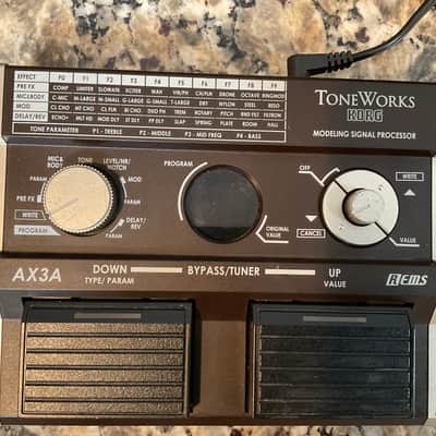 Korg Toneworks AX3A Acoustic Guitar Modeling Signal Processor 2000s - Black image 2