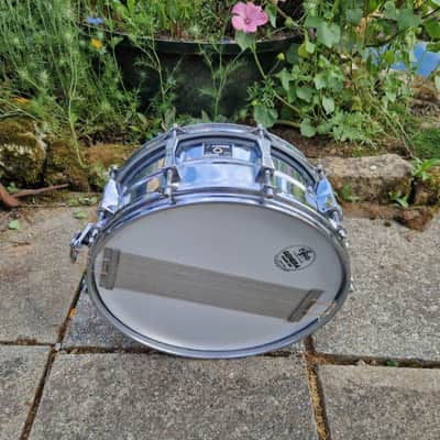 Sonor D-505 Phonic 14x5.75" 10-Lug Ferro-Manganese Steel Snare Drum 1975 - 1979 - Chrome-Plated image 2