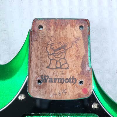 Warmoth Body Candy Green Diamondback Offset Doublecut Lightweight Mahogany image 9