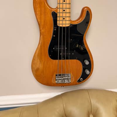 1977 Fender Precision Bass with Maple Fretboard - Natural image 2