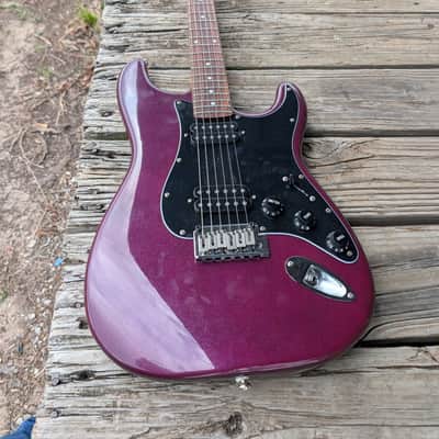 Squire Double Fat Standard HSS - Purple Bild 3