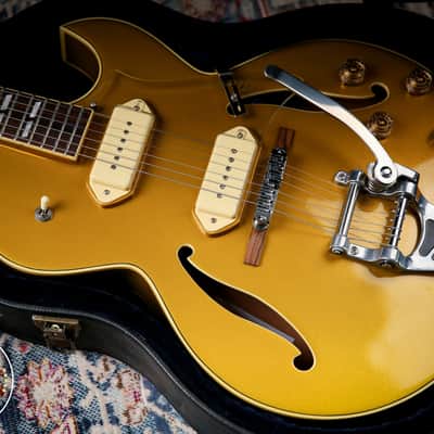 Peerless Gigmaster SC Hollow Body Metallic Gold image 2