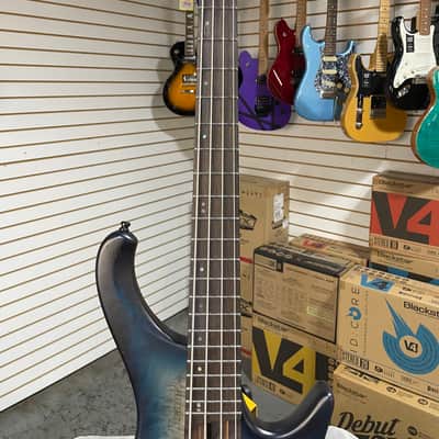 Ibanez EHB Ergonomic Headless Bass Guitar - Cosmic Blue Starburst Flat w/Gig Bag & PLEK*D #107 image 7