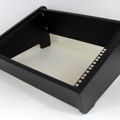 Nutshell 8U STUDIO RACK CASE DUAL ANGLE - Black image 4