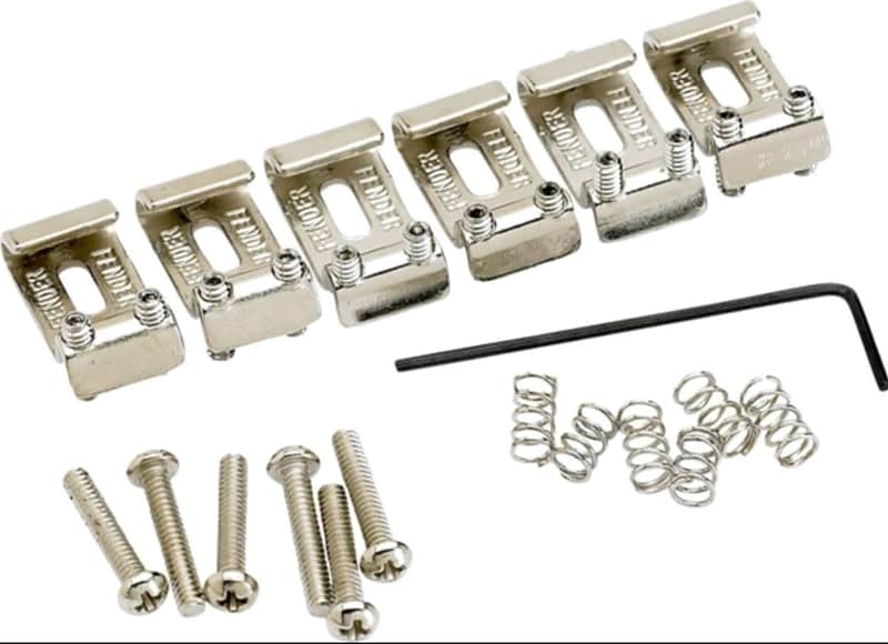 American Vintage Stratocaster Bridge Saddles image 1