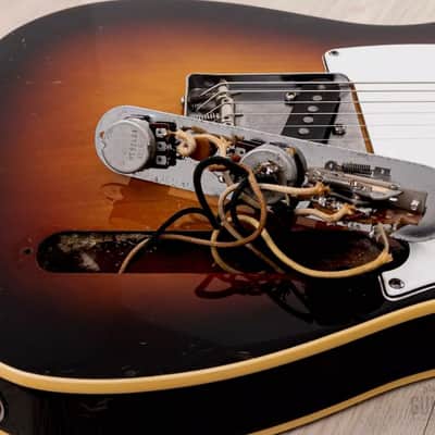 1983 Fender Telecaster Custom ‘62 Vintage Reissue TL62B-70 Sunburst A-Serial, Japan MIJ Fujigen telecaster custom 1983 - vintage sunburst image 12