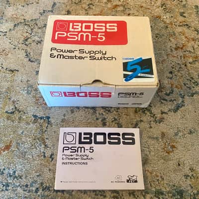 Boss PSM-5 Power Supply & Master Switch + PSA-230P MADE IN JAPAN 1982 image 12