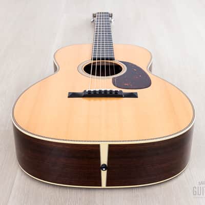 1993 Collings 0002H 12 Fret Long Scale Herringbone Acoustic Guitar, Near-Mint w/ Calton Flight Case image 12
