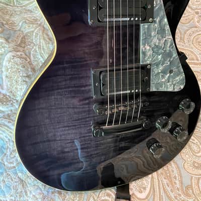 Epiphone Les Paul Standard 1997 - Transparent Black Flame image 6