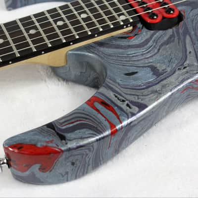 Custom Swirl Painted and Upgraded Ibanez Gio RG Electric Guitar image 16