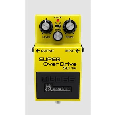 Boss SD-1W Waza Craft Super Overdrive Guitar Effects Pedal image 1