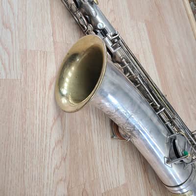 Buesher True Tone Low Pitch Tenor Vintage 1920's - Silver image 14