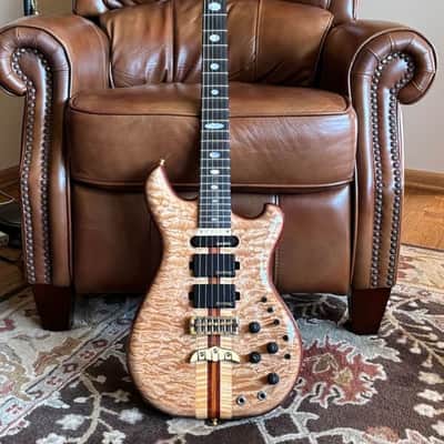 Alembic Further 2008 Purple Heart and 5A Maple image 1