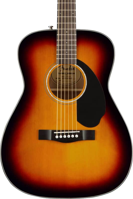 Fender CD-60S Concert Acoustic Guitar, Sunburst image 1