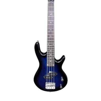 De Rosa GBJR-BLS Junior Maple Neck 4-String Electric Bass Guitar w/Gig Bag, Strap, Strings & Cable image 1