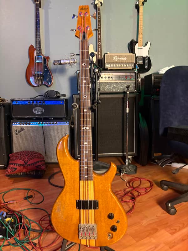 ARIA PRO II SB-R60 1981- *RARE* ALL ORIGINAL MATSUMOKU BASS w case image 1