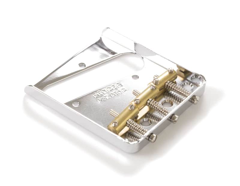 Genuine Fender 3 Saddle American Vintage Telecaster Bridge assembly 099-0806-100 image 1