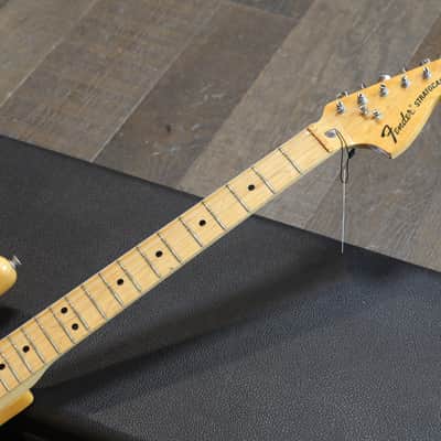 1973 Fender Stratocaster Electric Guitar Natural + OHSC image 8