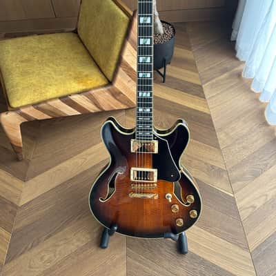 Ibanez JSM100-VT John Scofield Signature 2020 - Vintage Sunburst image 2