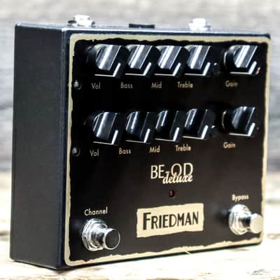 Friedman BE-OD Deluxe British Tones Based Dual Channels Overdrive Effect Pedal image 3