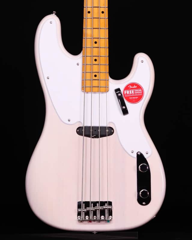 Squier Classic Vibe '50s Precision Bass, Maple FB, White Blonde image 1