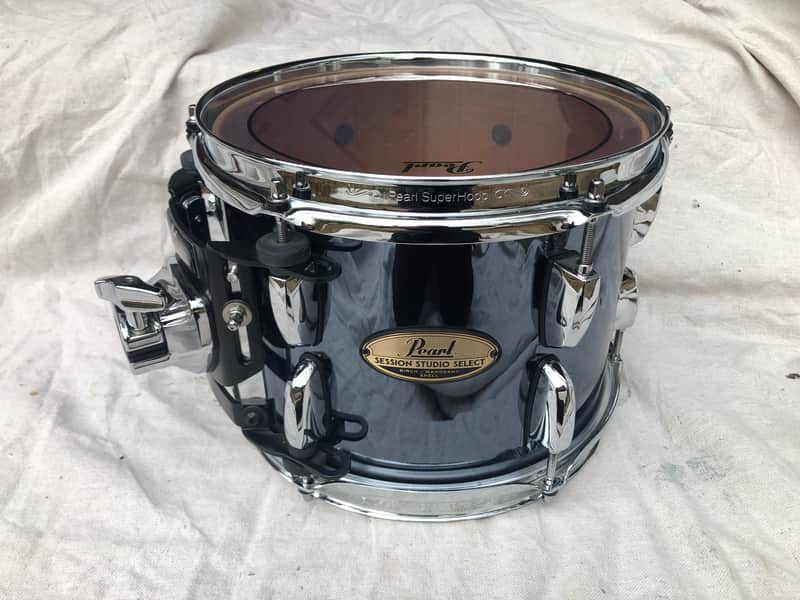 Pearl Session studio select 10”x8” Tom drum - Black mirror chrome image 1