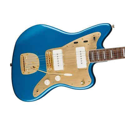 Squier 40th Anniversary Gold Edition Jazzmaster 2022 - Present Lake Placid Blue image 2